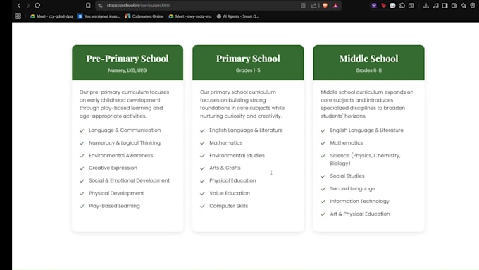 build a school or education website for your institution