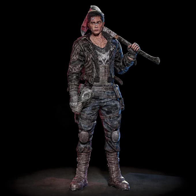 do realistic 3d character 3d metahuman character 3d game character 3d game asset