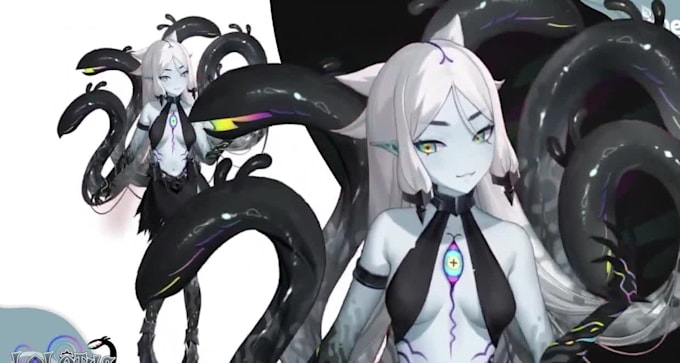 create vtuber model, live2d vtuber rigging for vtube studio vtuber