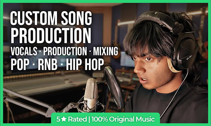 produce, sing and mix your lyrics into a radio ready song