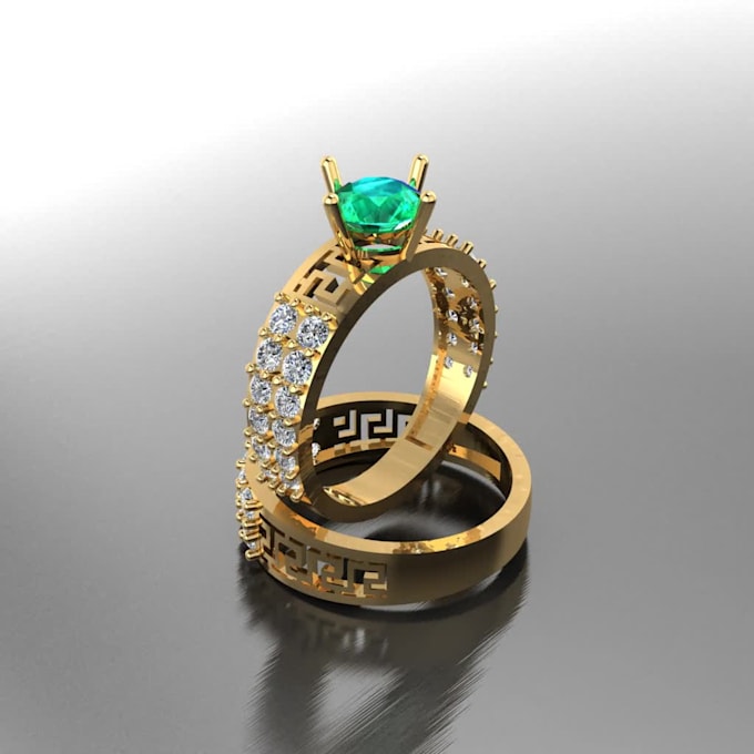 create custom 3d jewelry cad design using matrix and rhino