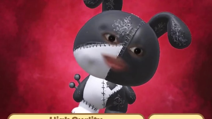 create burnt peanut style 3d ar vtuber filter for streaming