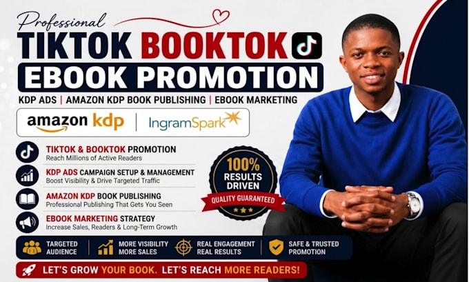 tiktok booktok ebook promotion kdp ads amazon kdp book publishing book marketing