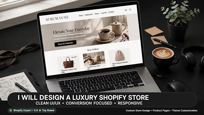 design luxury business website for your brand