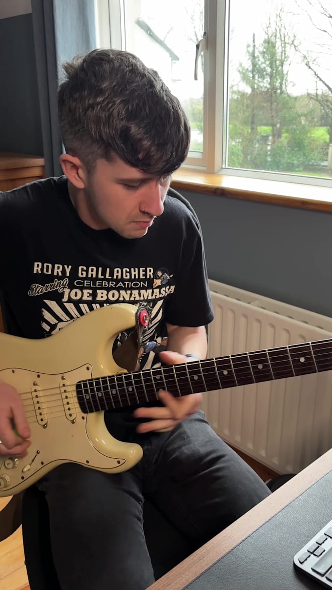 record guitar parts for your song
