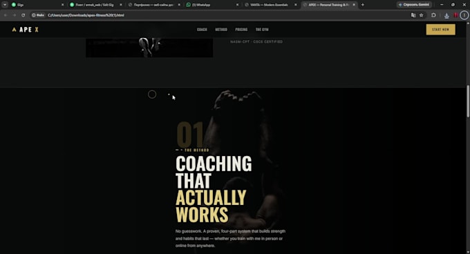 build a fast responsive landing page for your business