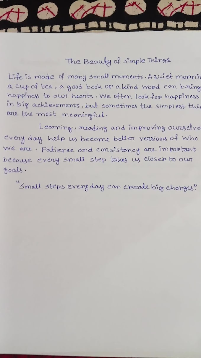 write handwritten notes beautifully