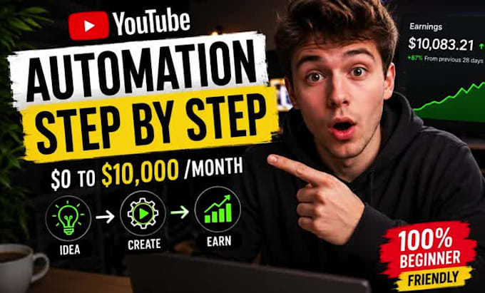 build and manage a profitable youtube automation channel