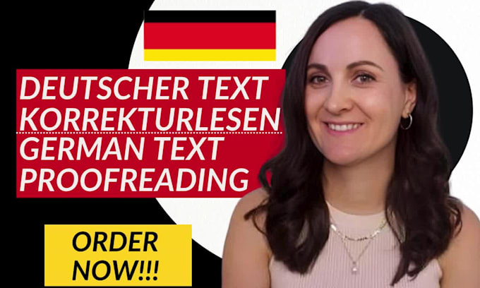 proofread your german book text or website content