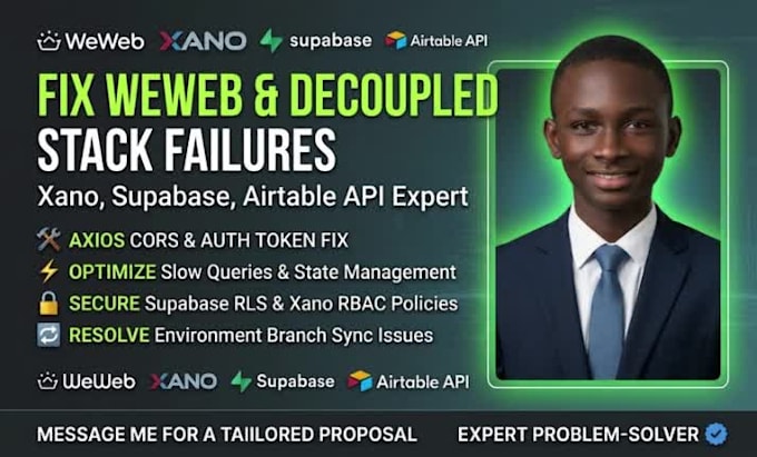 build weweb app supabase xano backend weweb developer weweb saas mvp