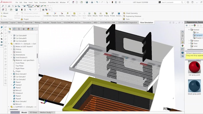 design production ready solidworks mechanical assemblies