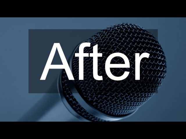 clean and enhance your audio to studio quality