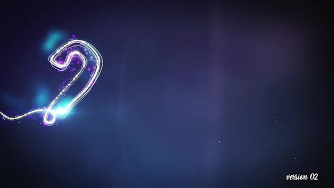 create new year greeting countdown logo animation videos