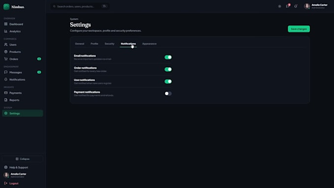 build a modern admin panel dashboard using react js next js and javascript
