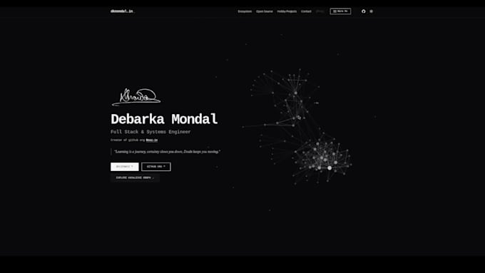 make a modern and beautiful website