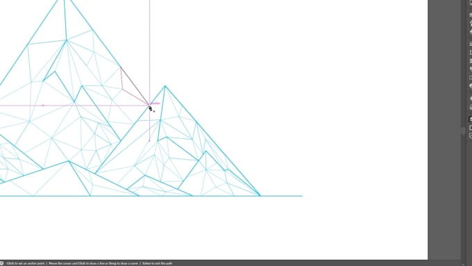 create futuristic plexus wireframe vector illustration