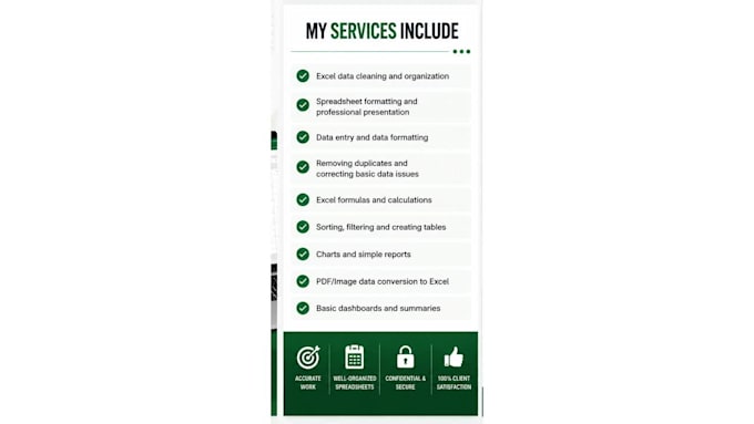 clean, format and organize your excel spreadsheet