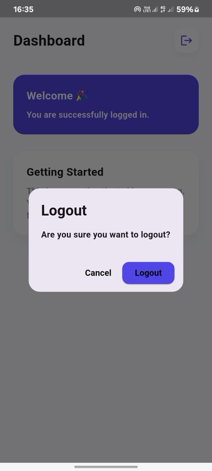deliver a flutter firebase auth system login, signup and forgot password, fast