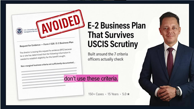 write a strong e2 visa business plan for uscis investor visa approval