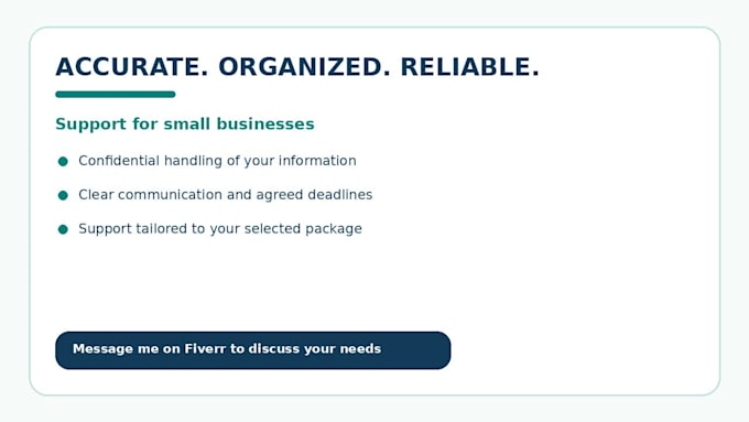 do accounting, data entry, invoicing and reconcilation