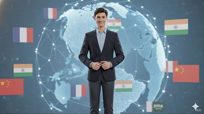 create realistic ai avatar spokesperson talking head for ai human presentation