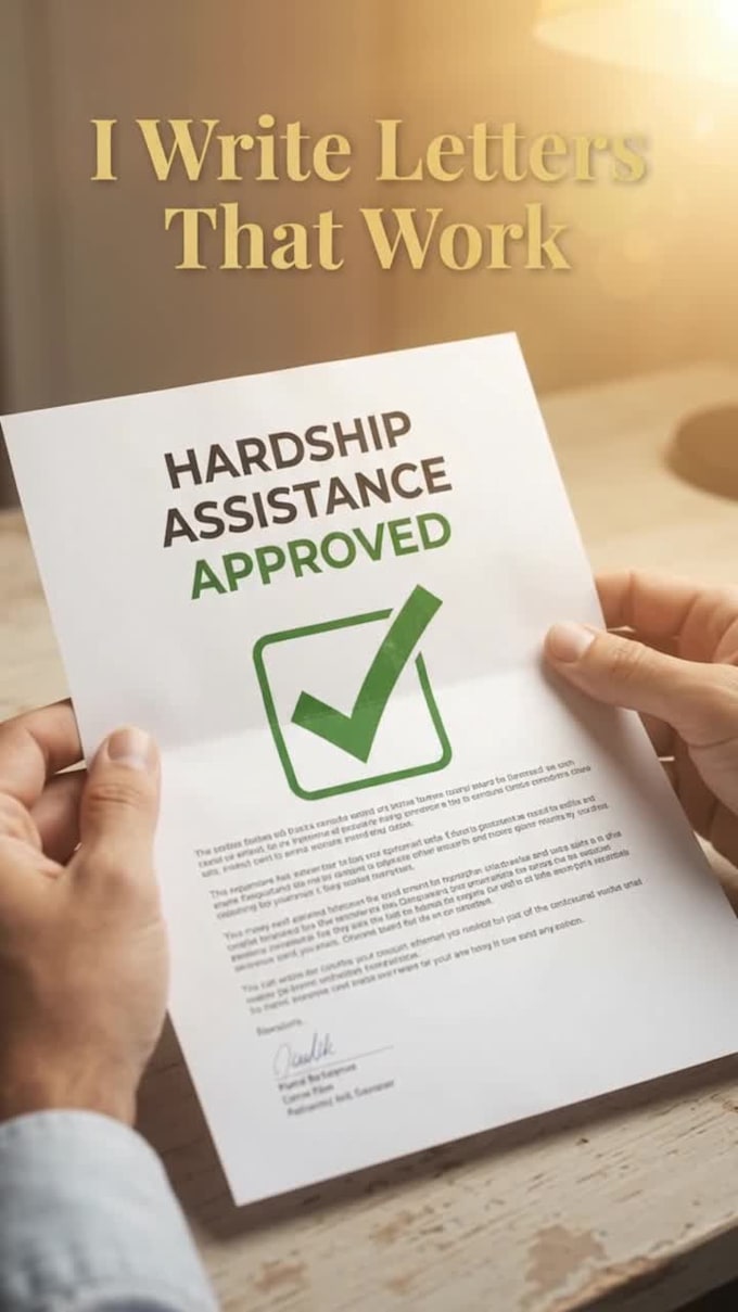 write hardship letters that creditors and banks actually respond to