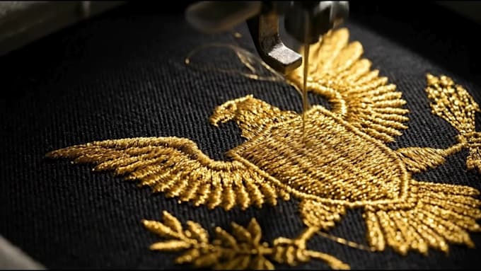 digitize custom embroidery patches, badges and applique designs