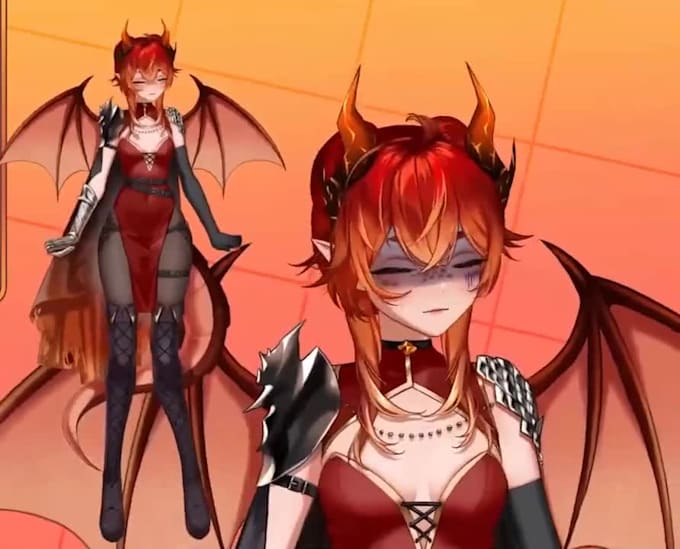 draw and rig live2d vtuber model, anime vtuber model vtuber rigging vtuber model