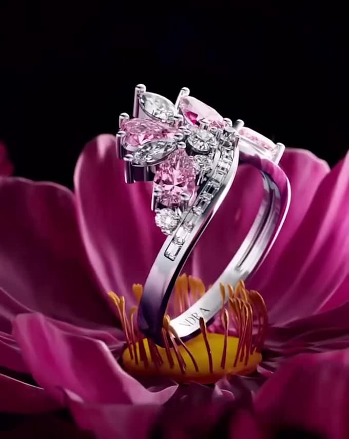 do 3d flower animation 3d jewelry animation 3d plant animation and rendering