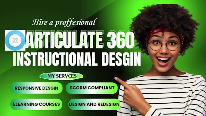 design elearning courses creation interactive scorm compliant on articulate 360