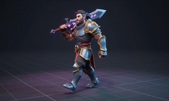 rig and animate 3d game characters for unreal engine or unity creation