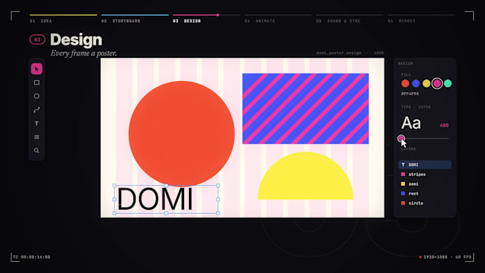 make motion design animation video