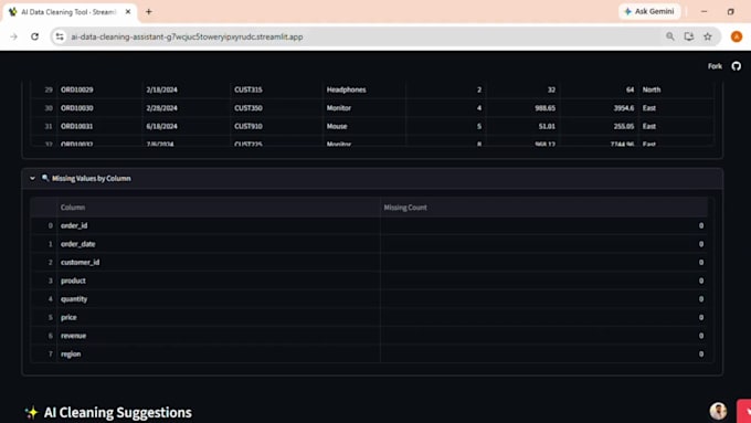 clean your messy CSV or excel data using ai automation