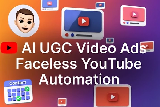 create ai ugc video ads, faceless youtube automation, content repurposing system