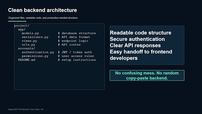 build a secure django rest API backend for your saas or mobile app