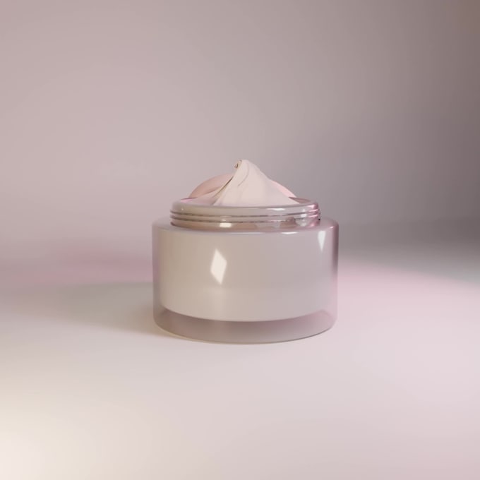 create realistic 3d cosmetic and skincare product renders