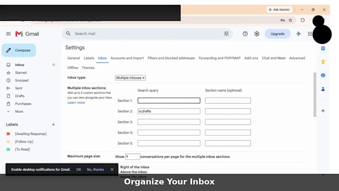 manage and clean your gmail inbox