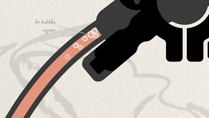 animate a clear and short mtb brake bleeding tutorial
