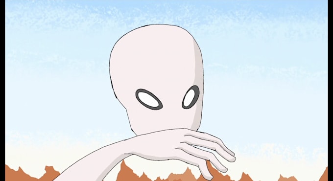 do a 2d stylized animation animelike