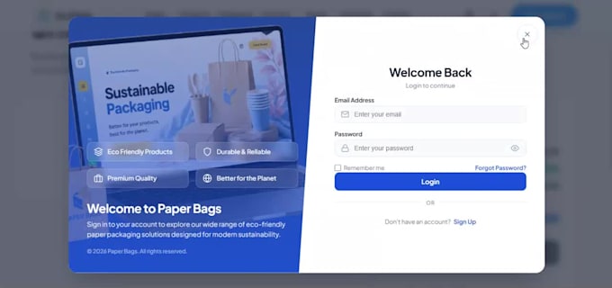 design and develop a modern responsive business website