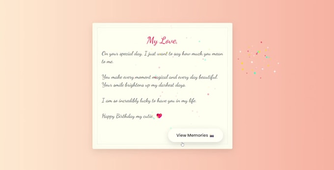 created several couple themed websites focused on creative