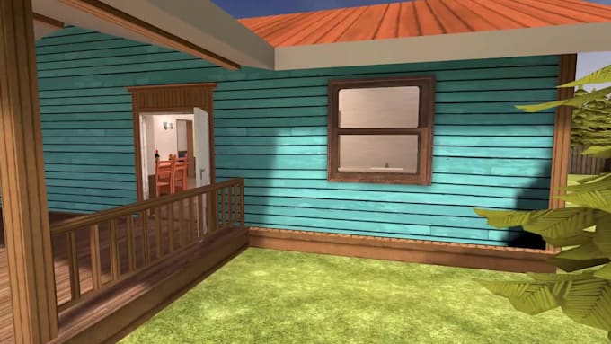 design optimized 3d unity level and environment with proper lighting