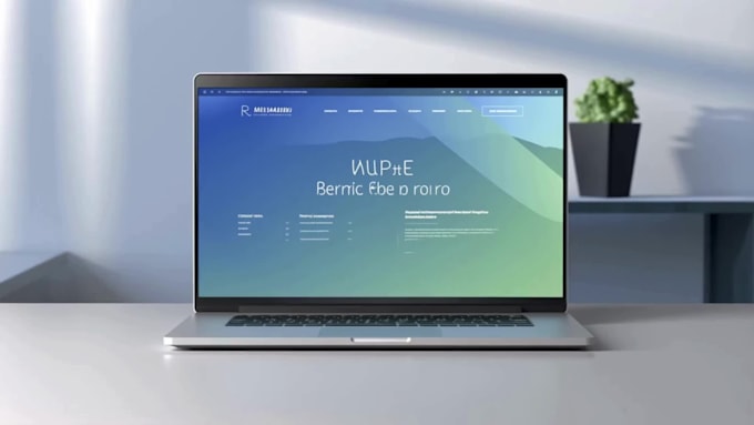 create a modern cleaning business website