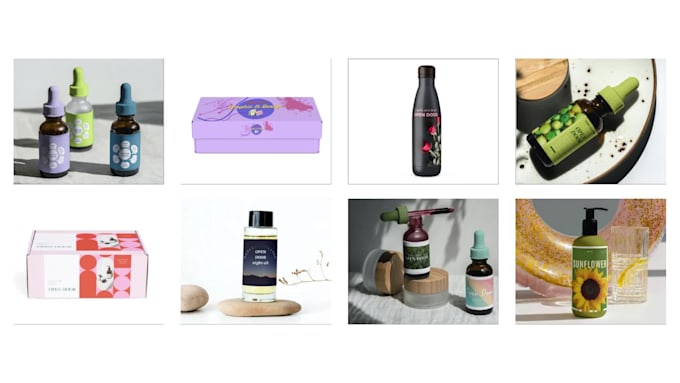 design packaging, print and publication materials