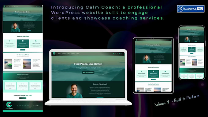 redesign your wordpress website with kadence pro theme and blocks