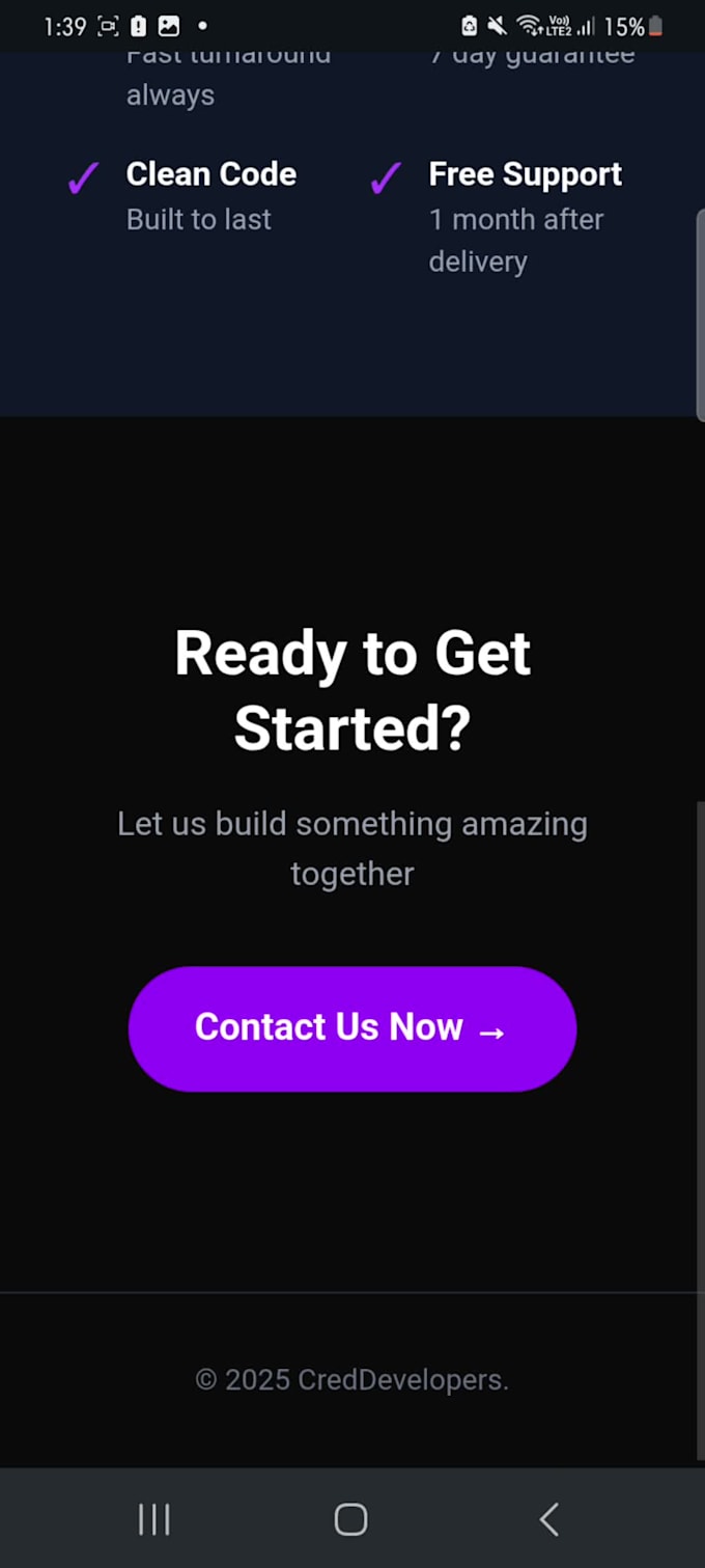 build a fast modern website for you business and startups