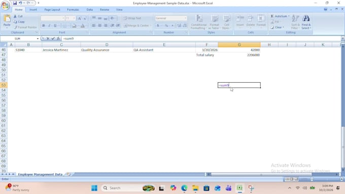 do advanced microsoft excel data entry formatting and formulas