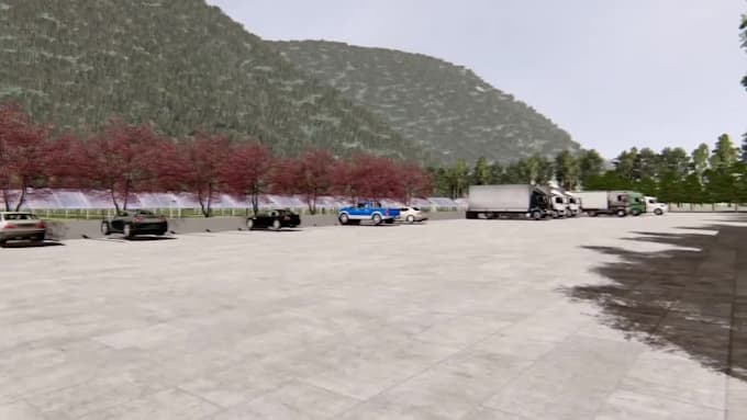 create 3d medical cannabis production facility walkthrough animation