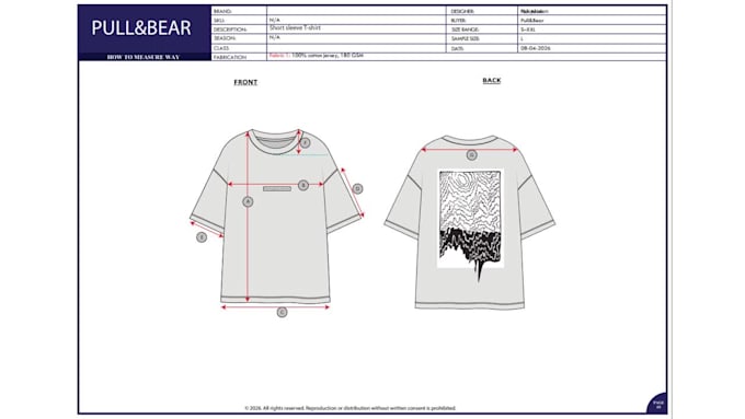 create a factory ready clothing tech pack