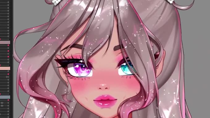 design 2d vtuber model, live2d vtuber model and rigging vtuber avatar commission